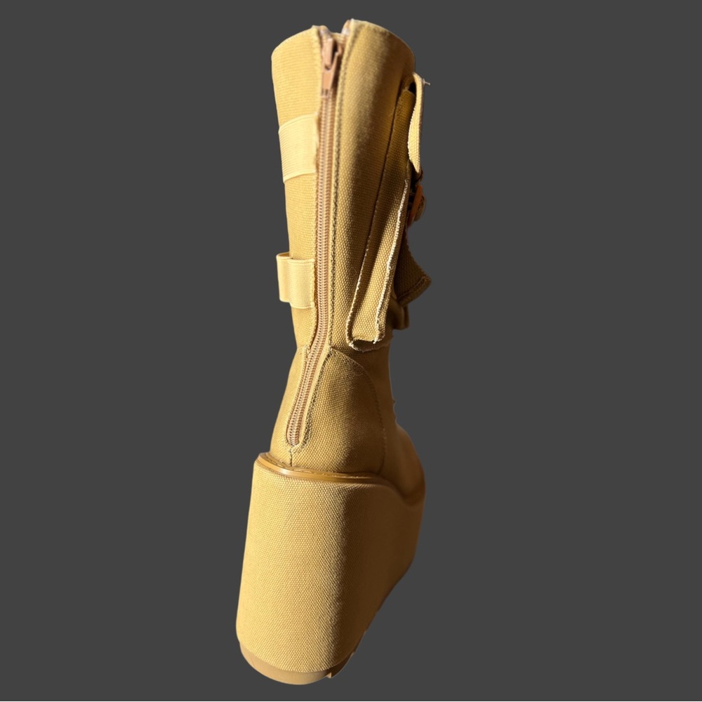 YRU Dune Desert platform combat boots - Picture 4 of 6